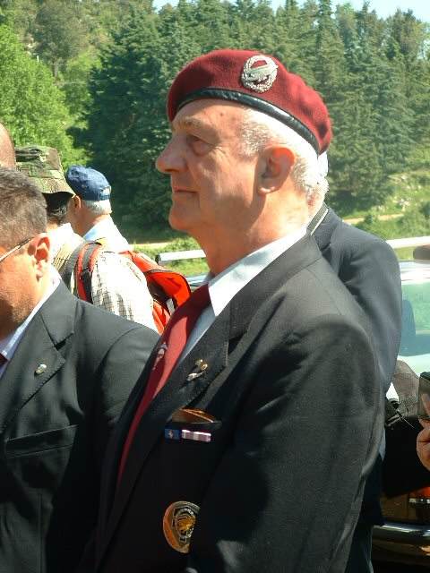 <p>Montecassino, maggio 2004. Rudolf Valentin, appartenente al 3° Rgt. Fallschirmjager Pionier.</p>