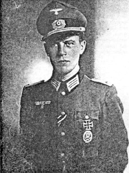 <p>Karl Gruner, ufficiale del 96. Artillerieregiment, II. Abteilung, 4. Batterie, nel 1942.</p>