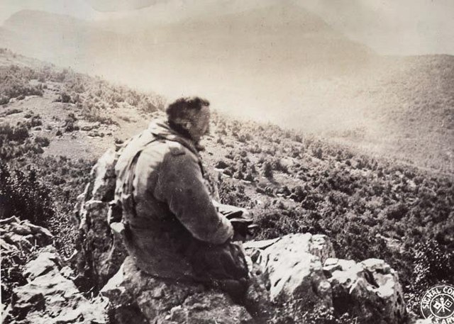 <p>Cassino, Monte Castellone, 14 febbraio 1944; il colonnello Hal Reese.</p><p class='eng'>SC-111-421527</p>